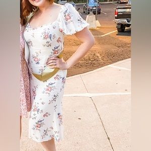 Size 10 Reformation Chiara dress like new